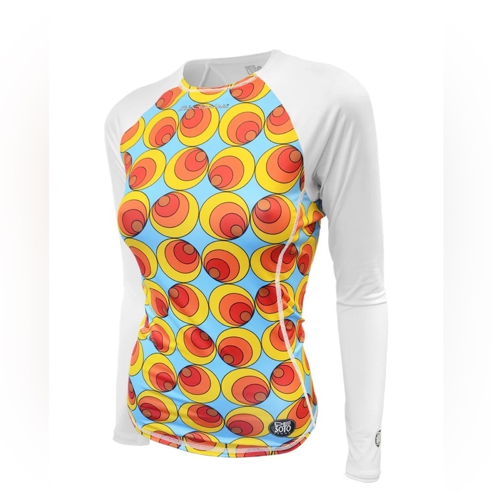 DE SOTO Women’s Triathlon Long Sleeve Skin Cooler Size: L - Picture 1 of 9